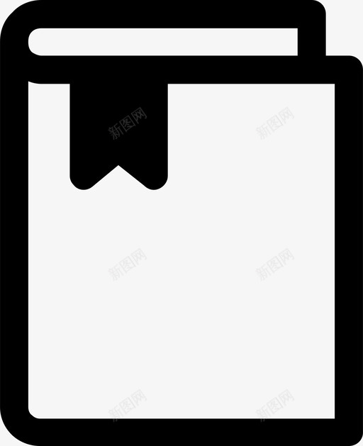 书书签标签图标svg_新图网 https://ixintu.com 书 书签 标签 色带 计算机网络标志