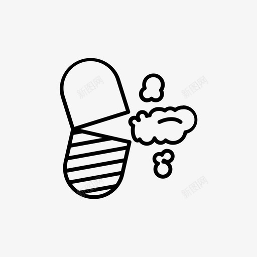 胶囊医生药物图标svg_新图网 https://ixintu.com 医生 医疗 胶囊 药房 药物