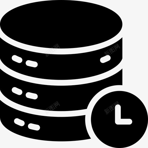 等待数据库时钟代理图标svg_新图网 https://ixintu.com 代理 存储 数据库卷3字形 时钟 等待数据库