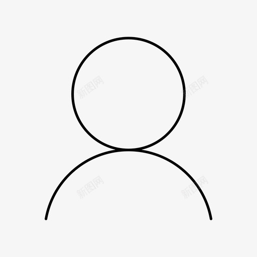 人孤独人类图标svg_新图网 https://ixintu.com 人 人类 孤独