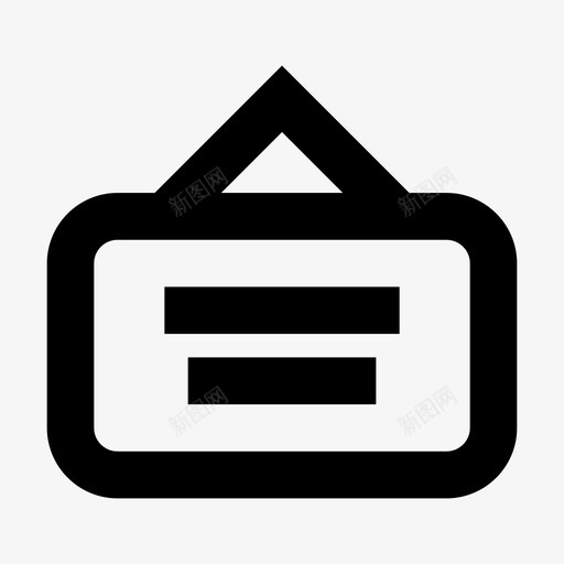招牌横幅购物商品材料图标svg_新图网 https://ixintu.com 招牌 横幅 购物商品材料