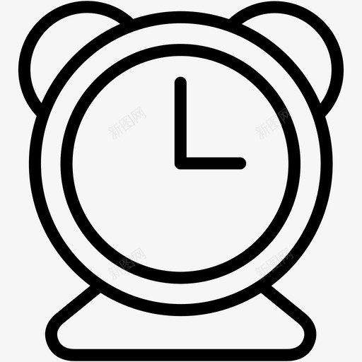 闹钟分钟时间图标svg_新图网 https://ixintu.com 分钟 手表 时间 杂项6 闹钟