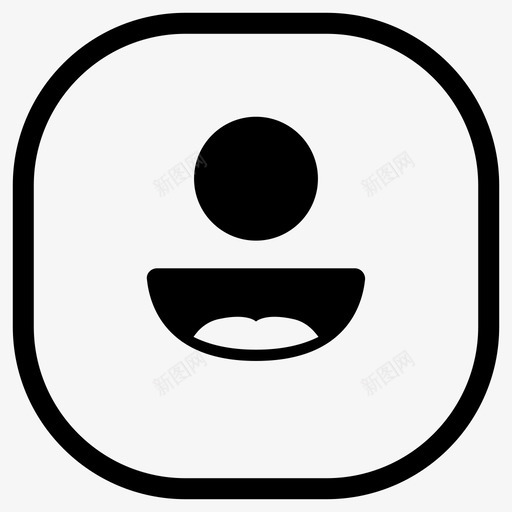 独眼巨人笑表情符号笑脸图标svg_新图网 https://ixintu.com 独眼巨人笑 笑脸 表情符号 韩娜表情图标包