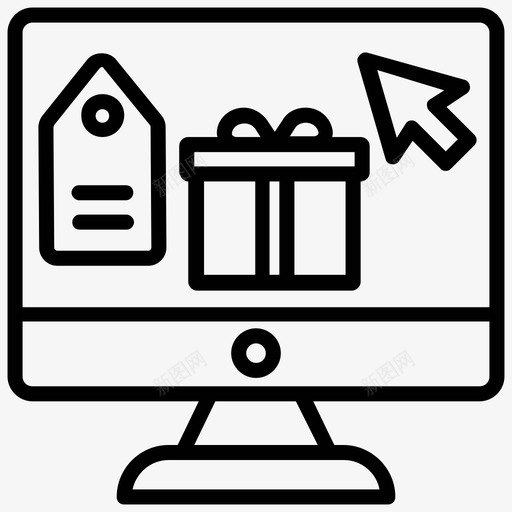 产品网站电子商务电子商务网站图标svg_新图网 https://ixintu.com 产品网站 在线商店 电子商务 电子商务网站 电子商店 项目管理线图标