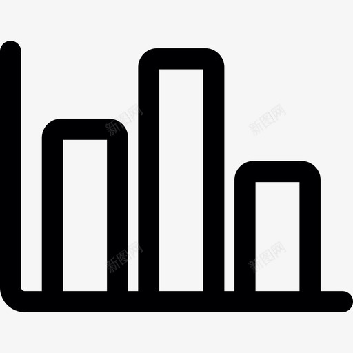 统计商业媒体和技术三道杠图标svg_新图网 https://ixintu.com 商业 媒体和技术三道杠 统计