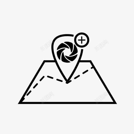 添加地点添加地图添加图钉图标svg_新图网 https://ixintu.com 地图图钉 摄影主题 添加图钉 添加地图 添加地点