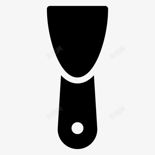 抹子企业铲子图标svg_新图网 https://ixintu.com 企业 建筑 建筑符号图标 抹子 铲子