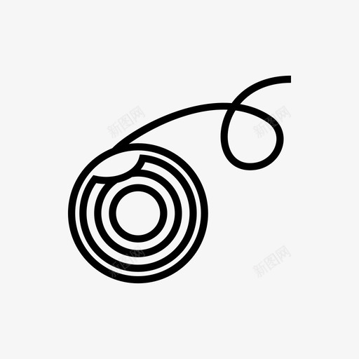 牙线清洁牙齿牙医图标svg_新图网 https://ixintu.com 口腔卫生 清洁牙齿 牙医 牙线 牙齿 牙齿和牙医