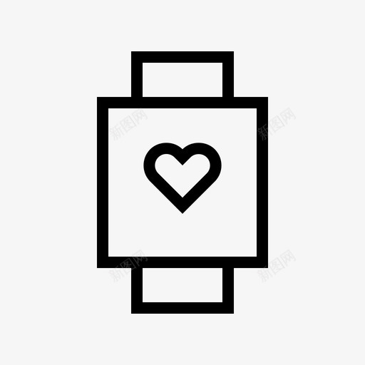 健身手表器械医院瘦身图标svg_新图网 https://ixintu.com 健身手表 医院瘦身 器械