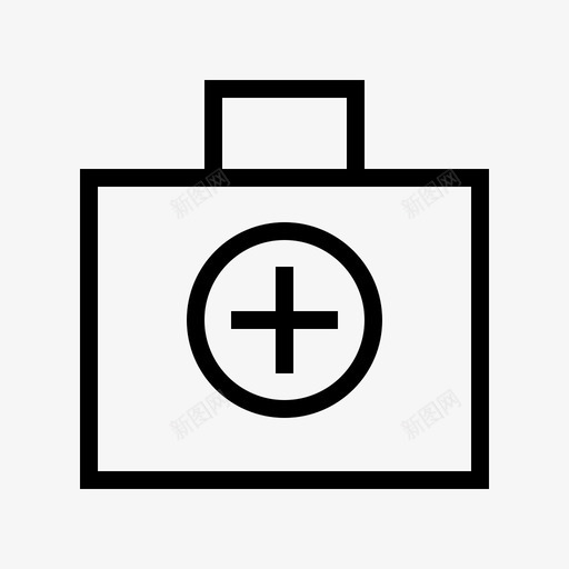 医疗包医院薄图标svg_新图网 https://ixintu.com 医疗包 医院薄