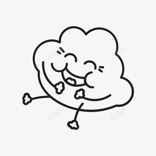云呐情乐图标svg_新图网 https://ixintu.com 乐 云呐 云情手绘 情