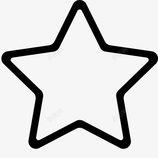 星星_线性svg_新图网 https://ixintu.com 星星_线性
