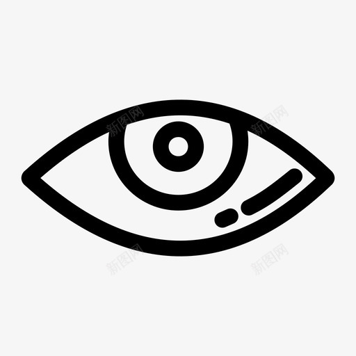 眼景视图标svg_新图网 https://ixintu.com 景 眼 视