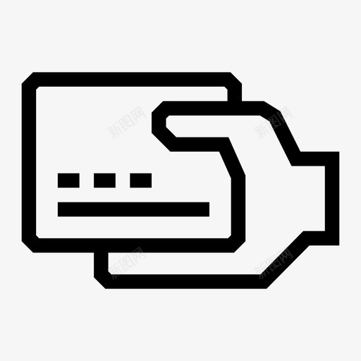 手持信用卡信用卡手图标svg_新图网 https://ixintu.com 信用卡 手 手持信用卡