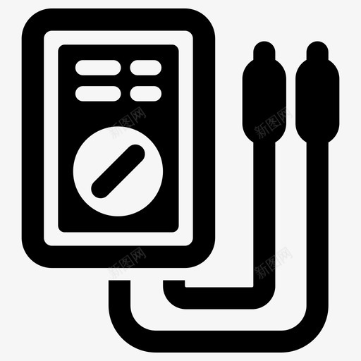 电压表电流表瓦特图标svg_新图网 https://ixintu.com 瓦特 电压表 电流表 结构