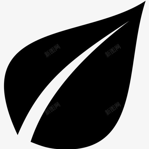 叶生态自然图标svg_新图网 https://ixintu.com 叶 叶图标6 植物 生态 自然