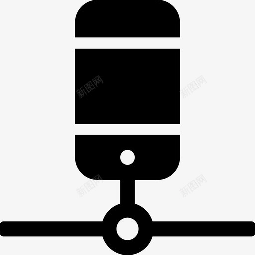 电话连接互联网图标svg_新图网 https://ixintu.com 互联网 在线 数字硬件填充 有线 电话 移动 连接