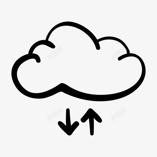 交换向下箭头向上箭头图标svg_新图网 https://ixintu.com icloud 上载 交换 向上箭头 向下箭头