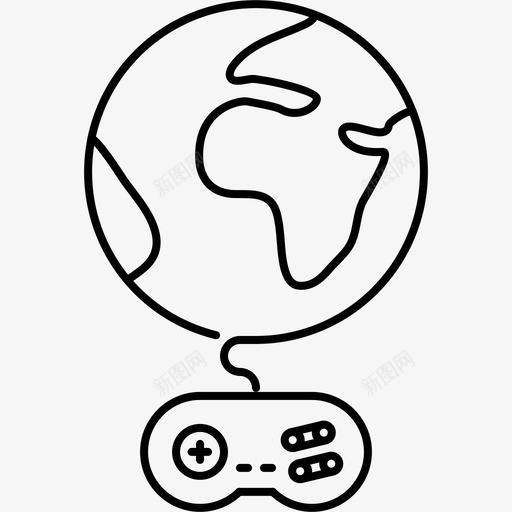 在线游戏聚会星球图标svg_新图网 https://ixintu.com 在线游戏 星球 游戏大纲64x64 聚会 视频