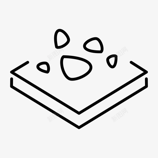 砾石小路石头图标svg_新图网 https://ixintu.com 小路 混凝土 石头 砾石 纹理