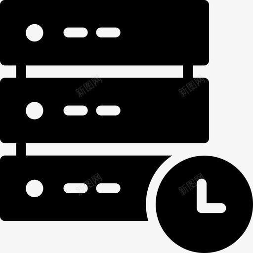等待服务器数据数据库图标svg_新图网 https://ixintu.com 代理 存储 数据 数据库 服务器卷3glyph 等待服务器