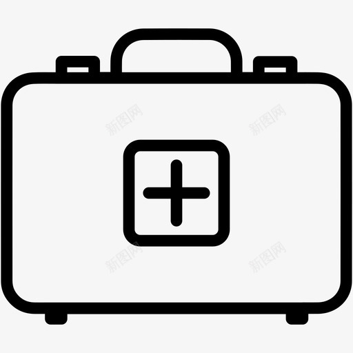 急救箱箱医疗图标svg_新图网 https://ixintu.com 医疗 医疗卫生5 急救箱 箱