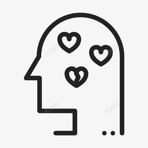 想着分手分手生意图标svg_新图网 https://ixintu.com 分手 头脑 想着分手 爱情 生意