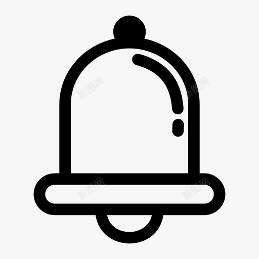 铃声闹钟圣诞铃声图标svg_新图网 https://ixintu.com 圣诞铃声 学校铃声 通知 铃声 闹钟
