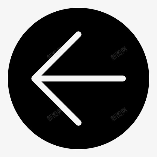 左箭头gui界面图标svg_新图网 https://ixintu.com gui mnml20 左箭头 用户界面 界面