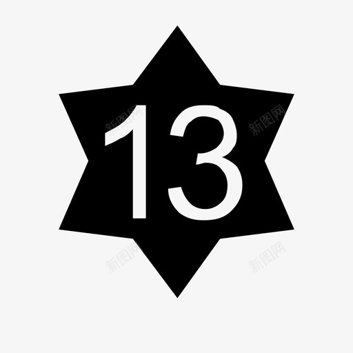 13星svg_新图网 https://ixintu.com 13星