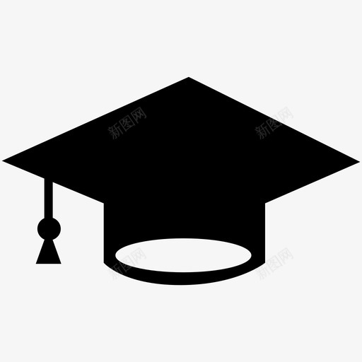 cap学术教育图标svg_新图网 https://ixintu.com cap 办公室7 大学 学术 教育 毕业