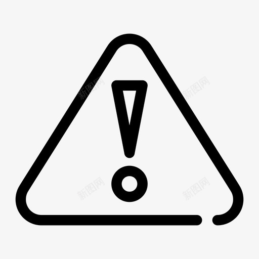 警告符号警告危险图标svg_新图网 https://ixintu.com 危险 安全 警告 警告标志 警告符号 通知