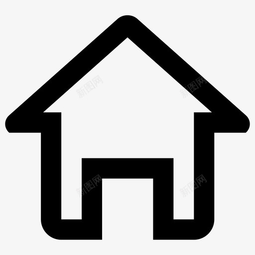 底导-首页未选中48svg_新图网 https://ixintu.com 底导-首页未选中48 首页未选中