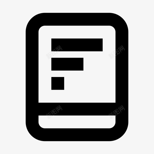 平板电脑设备购物商业材料图标svg_新图网 https://ixintu.com 平板电脑 设备 购物商业材料