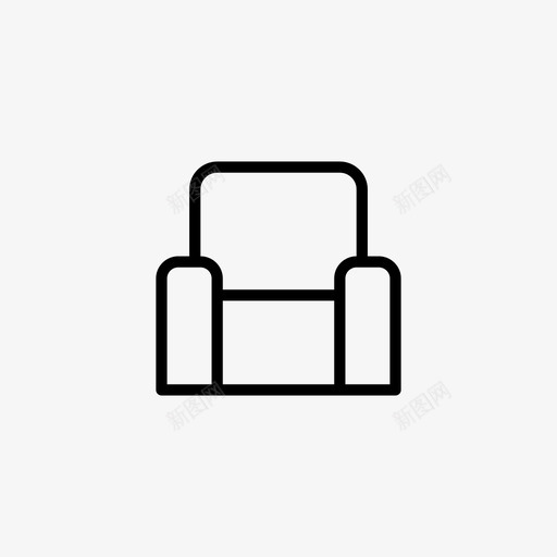 沙发电影院座椅图标svg_新图网 https://ixintu.com 剧院 家庭影院1 座椅 沙发 电影院
