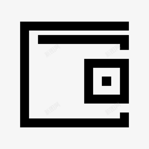 钱包现金消费者图标svg_新图网 https://ixintu.com 六边形直线 口袋 消费 消费者 现金 钱 钱包