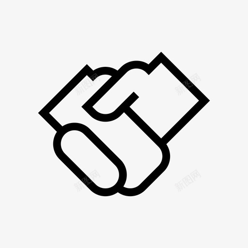 合作服务之光图标svg_新图网 https://ixintu.com 合作 服务之光
