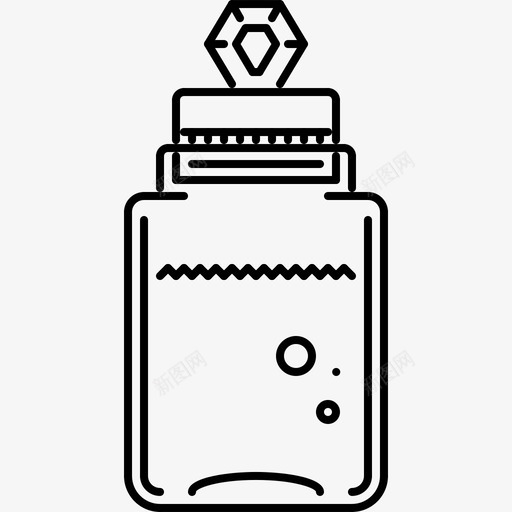 药水瓶子万圣节图标svg_新图网 https://ixintu.com 万圣节 万圣节提纲 传说 小瓶 故事 瓶子 药水