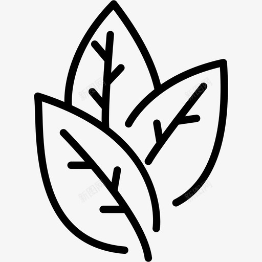 树叶生态环境图标svg_新图网 https://ixintu.com 树叶 环境 生态 绿色 自然