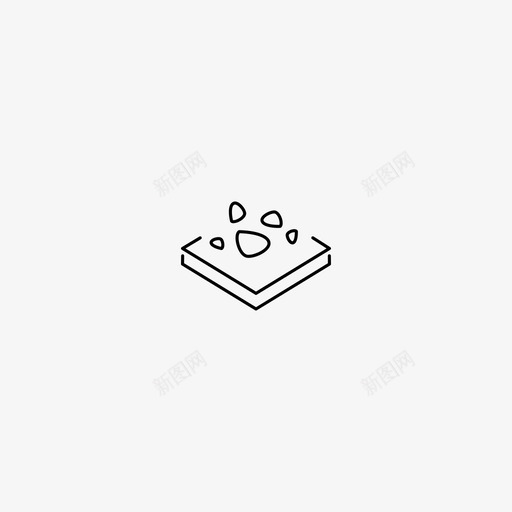 砾石石头混凝土图标svg_新图网 https://ixintu.com 混凝土 石头 砾石