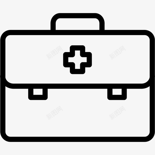 急救箱箱医疗图标svg_新图网 https://ixintu.com 医疗 医疗卫生5 急救箱 箱