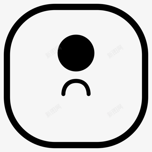 独眼巨人悲伤表情符号笑脸图标svg_新图网 https://ixintu.com 独眼巨人悲伤 笑脸 表情符号 韩娜表情图标包