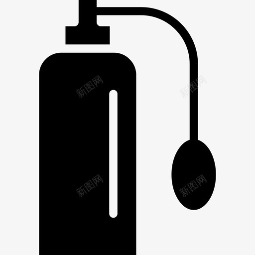 香水瓶子化妆品图标svg_新图网 https://ixintu.com 化妆品 化妆品美容符号 喷雾 瓶子 香水