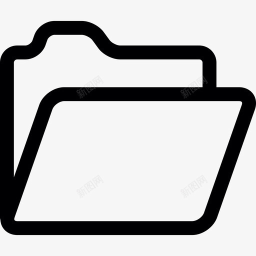 开放档案接口媒体和技术图标svg_新图网 https://ixintu.com 媒体和技术 开放档案 接口
