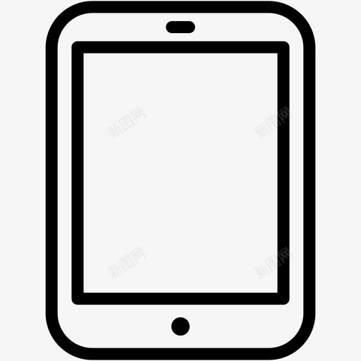平板电脑设备小工具图标svg_新图网 https://ixintu.com ipad 小工具 平板电脑 技术 移动平板电脑 设备