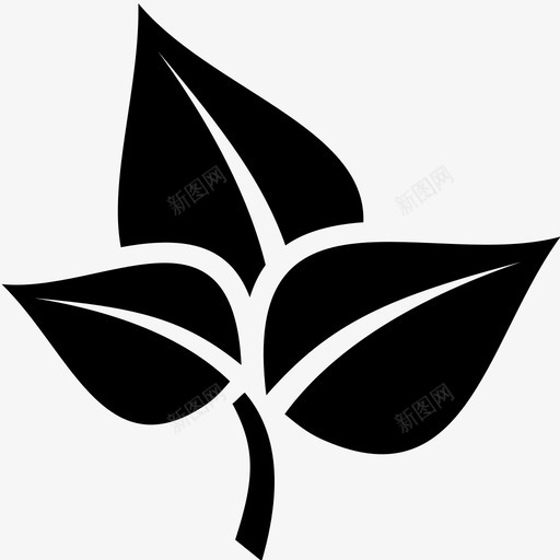 叶生态自然图标svg_新图网 https://ixintu.com 叶 叶图标6 植物 生态 自然