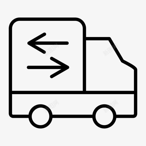 卡车送货卡车运输工具图标svg_新图网 https://ixintu.com 卡车 车辆 运输工具 送货卡车