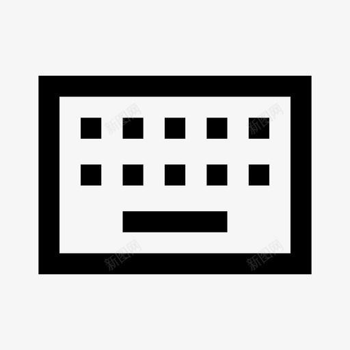 键盘命令控件图标svg_新图网 https://ixintu.com 六角直线 命令 按键 控件 键入 键盘 面板