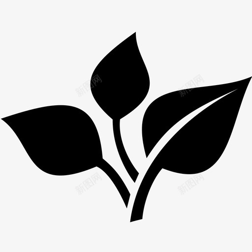 叶生态自然图标svg_新图网 https://ixintu.com 叶 叶图标6 植物 生态 自然