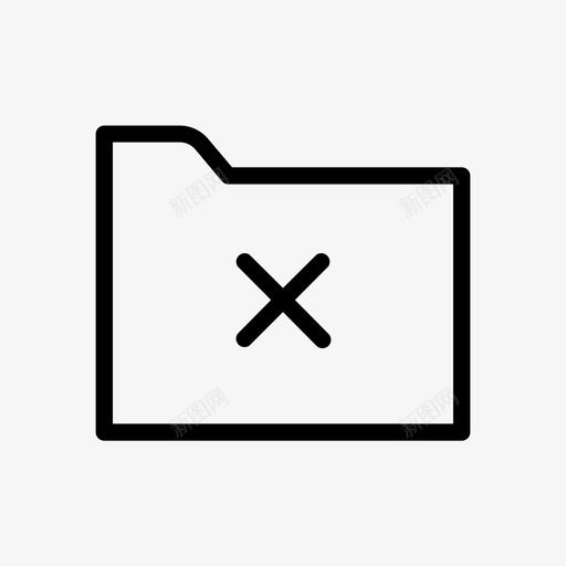 文件夹错误创建文件空文件图标svg_新图网 https://ixintu.com web项 创建文件 文件 文件夹错误 空文件